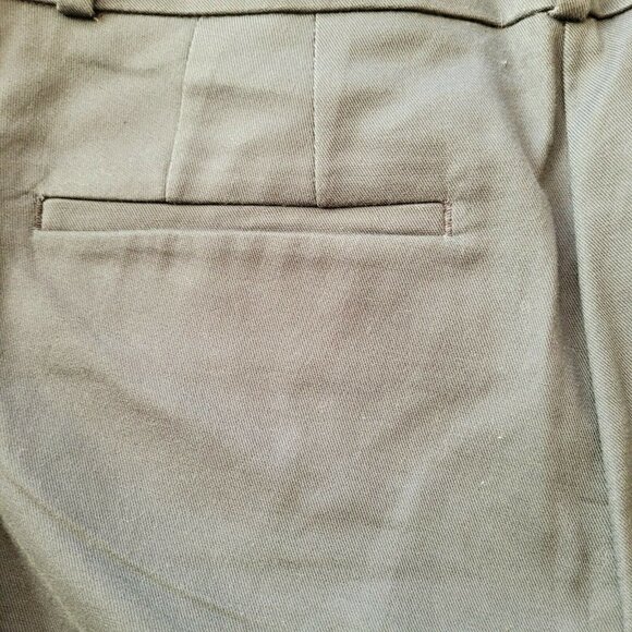 Ann Taylor LOFT Womens Julie Straight Dress Pants Sz 0 Gray Mid Rise - Picture 5 of 9